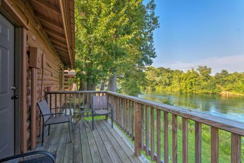 Riverfront Fishing Cabin In Heber Springs!