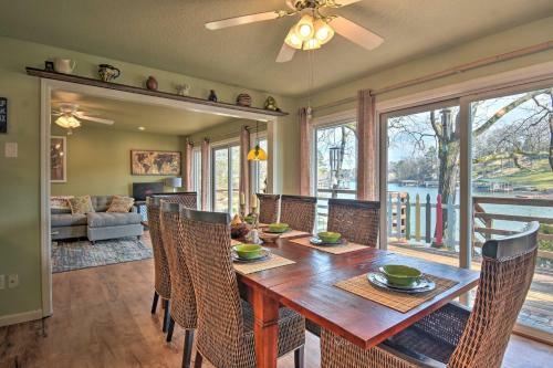 Lakefront Hot Springs Home With Updated Deck And Dock!