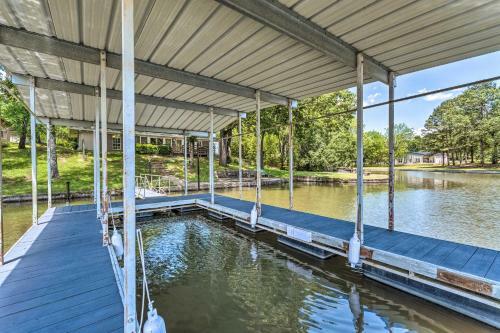 Lakefront Hot Springs Home With Updated Deck And Dock!