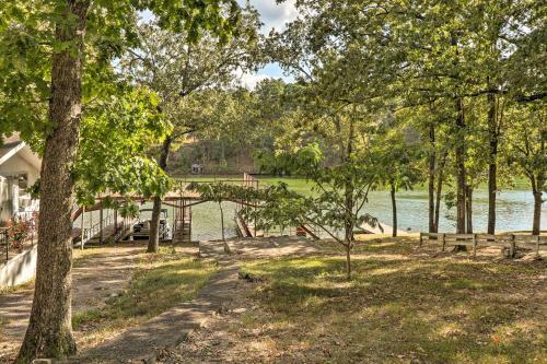 Waterfront Hot Springs Home With 2 Boat Slips!