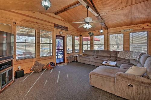 Waterfront Lake Hamilton House With Boat Dock!