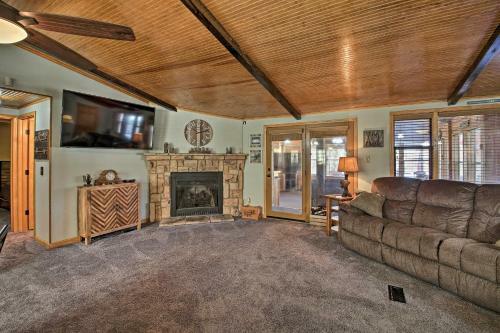Waterfront Lake Hamilton House With Boat Dock!