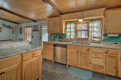 Waterfront Lake Hamilton House With Boat Dock!