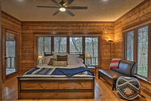 Hilltop Hot Springs Log Cabin With Hot Tub