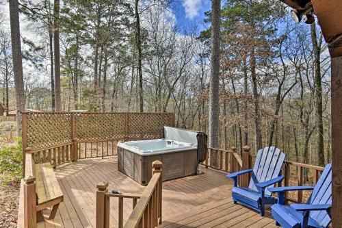 Hilltop Hot Springs Log Cabin With Hot Tub