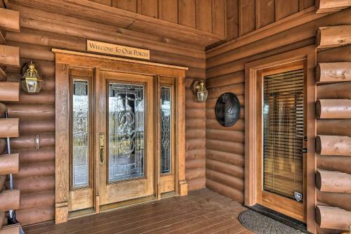 Hilltop Hot Springs Log Cabin With Hot Tub