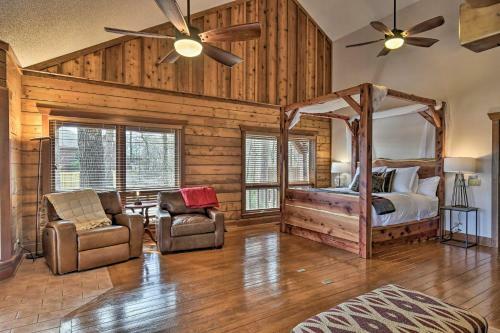 Hilltop Hot Springs Log Cabin With Hot Tub