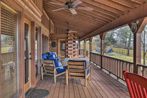 Hilltop Hot Springs Log Cabin With Hot Tub