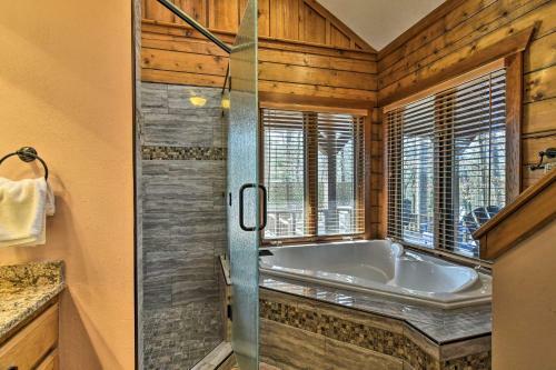 Hilltop Hot Springs Log Cabin With Hot Tub
