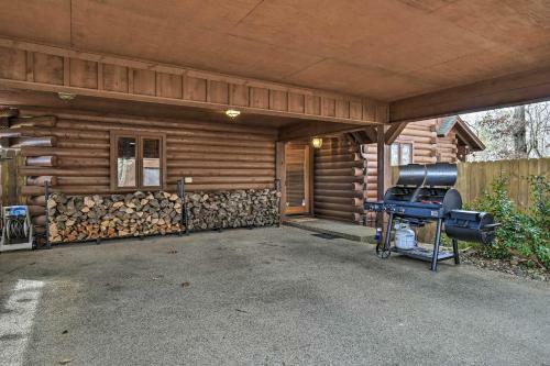 Hilltop Hot Springs Log Cabin With Hot Tub