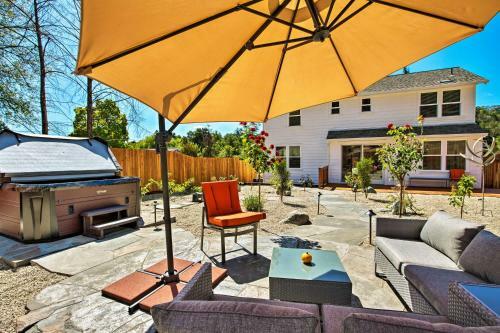 Glen Ellen House With Hot Tub, Walk To Wineries!