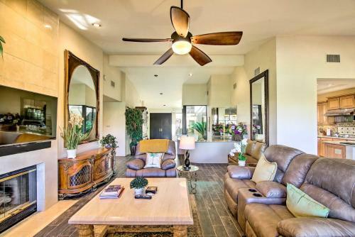 Indian Wells Retreat On Golf Course With Views!
