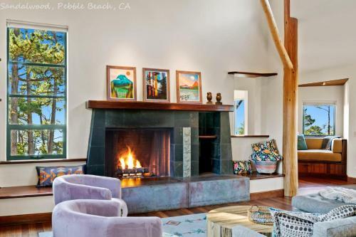 Pebble Beach Timeless Contemporary 4 Bed 5bath 30 Night Minimum