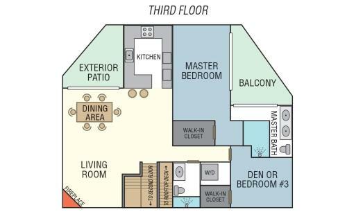 5 Exclusive Patios, 3 Levels Plus 4th Level Skydeck