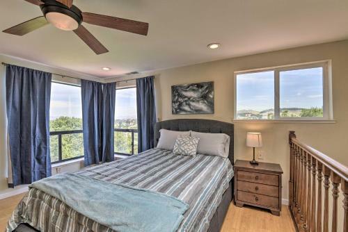 Vallejo Home With Spacious Deck, Hot Tub And Views