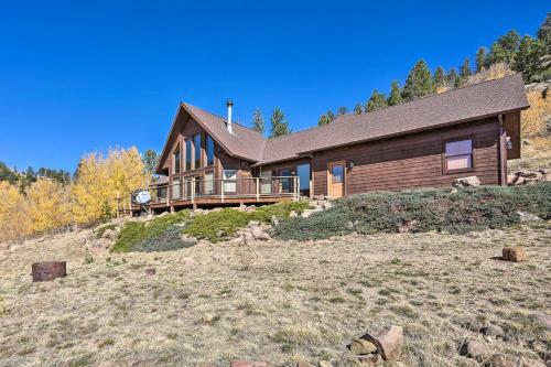Mtn-view Cabin With Deck, 3 Mi To Cripple Creek!
