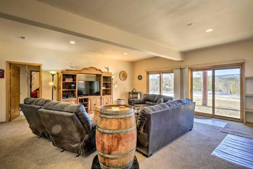 Secluded Fairplay Home With Deck, Grill And View!