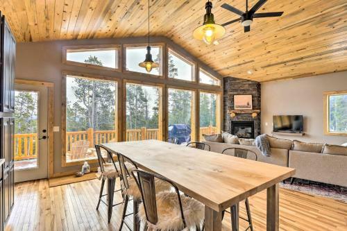 Mountainside Fairplay Cabin With Game Room And Sauna!