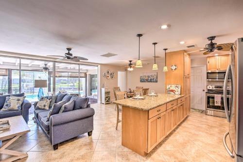Cape Coral Waterfront Home With Pool And Dock!
