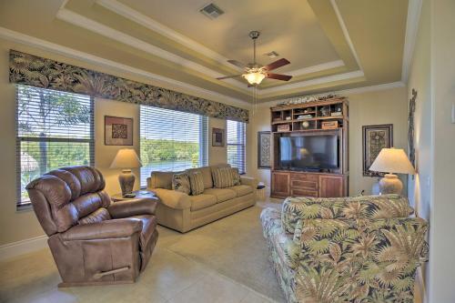 Waterfront Cape Coral Home With Private Dock And Lanai