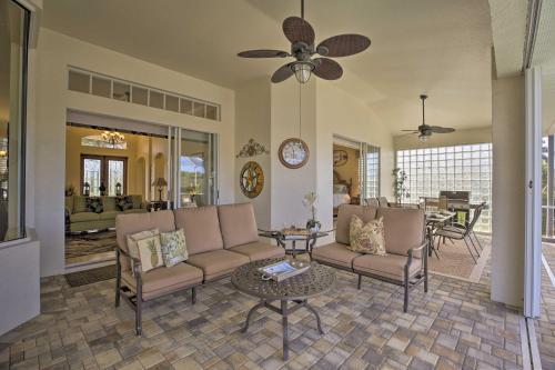 Waterfront Cape Coral Home With Private Dock And Lanai
