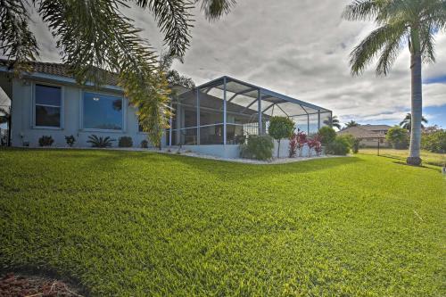 Waterfront Cape Coral Home With Private Dock And Lanai
