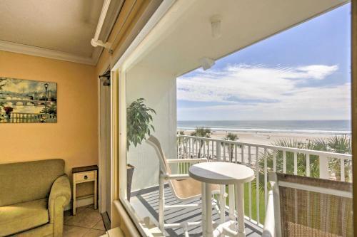 Apartamento Daytona Beach Studio With Oceanfront Balcony And Pool!