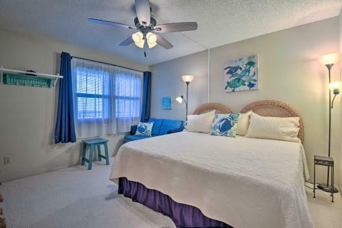 Apartamento Beachfront Condo, Walk To Pier And Dining!