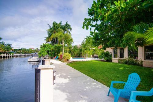 New Listing! Luxe Waterfront With Pool & Boat Dock Home