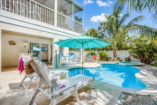 Blue Coconut Bungalow Home