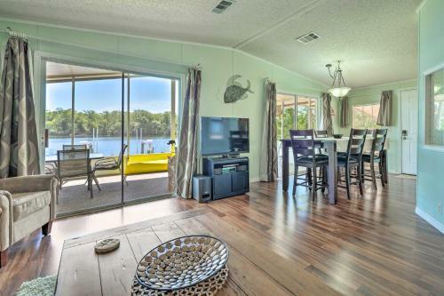Anglers Getaway Riverfront Home With Boat Dock