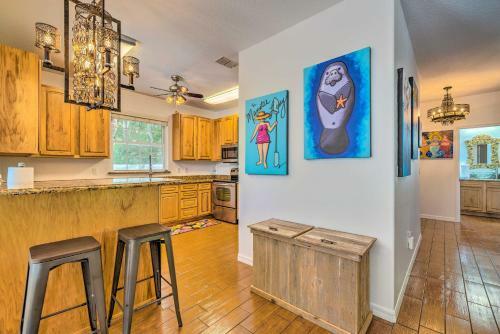 Tropical Canalfront Escape With Decks And Dock!