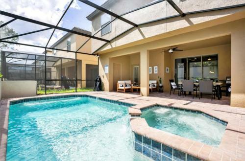 Modern Large Pool Home Next Disney-world Orlando