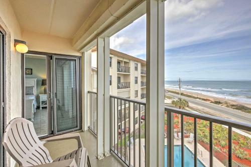 Apartamento Oceanfront Ormond Beach Condo With Balcony And Pool!