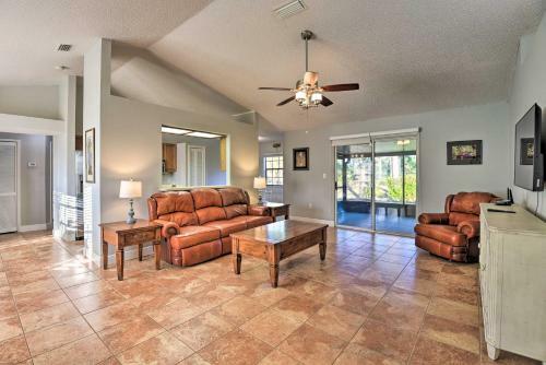 Private Palm Bay Retreat With Screened Porch!