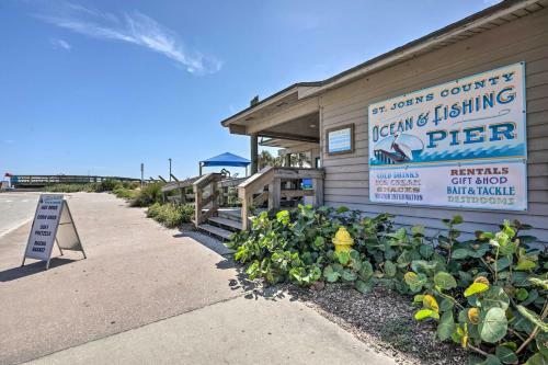 Apartamento Sun-filled St Augustine Home Steps To Beach!