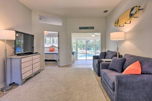 St Augustine Home With Pool, Walk To Beach!