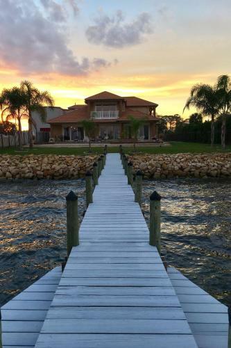 Riverfront Titusville Resort Home With Infinity Pool