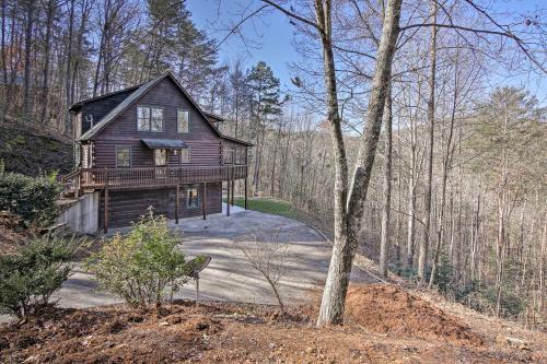 Deer Park Cabin! Blue Ridge Home With Hot Tub And Views
