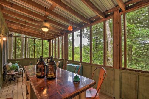 Blue Ridge Cabin With Wooded Views, Deck And Hot Tub!