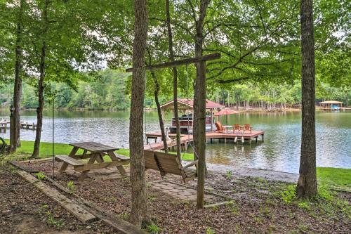 Spacious Lake Sinclair A-frame With Boat Dock And Slip!