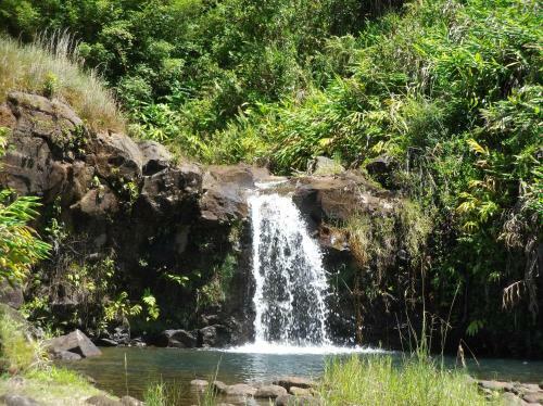 Heavenly Enchanting Waterfall In Hilo