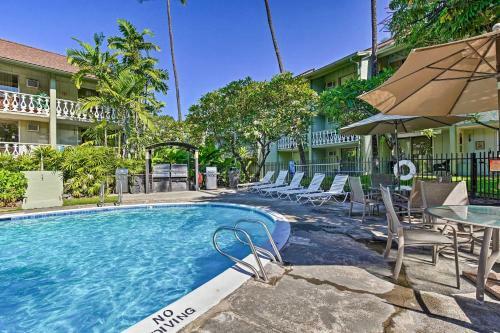 Apartamento Kailua-kona Efficiency Studio Walk To Beach!