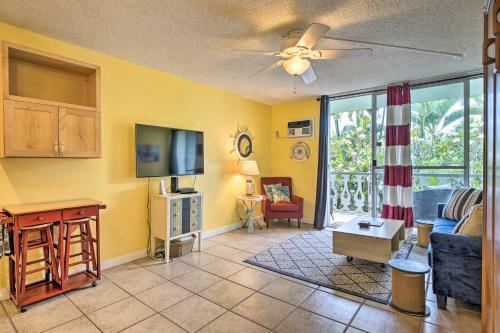 Apartamento Kailua-kona Efficiency Studio Walk To Beach!