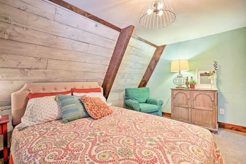 Updated Calm A-frame Cabin With Lake Cascade Views!