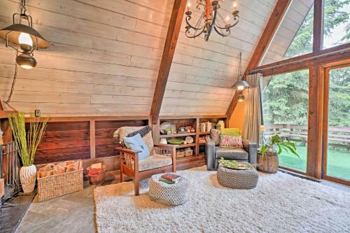 Updated Calm A-frame Cabin With Lake Cascade Views!