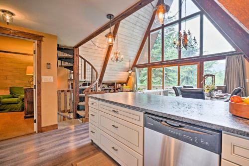 Updated Calm A-frame Cabin With Lake Cascade Views!