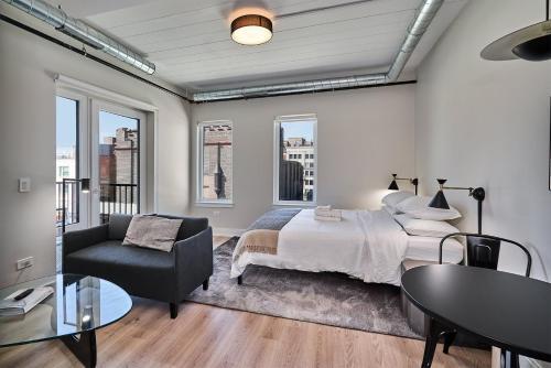 Apartamento Chic Wrigleyville Studio With Balcony By Zencity