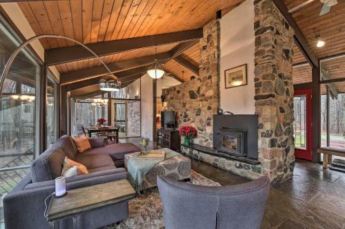 Unique Plymouth Home With Stunning Views And Deck!