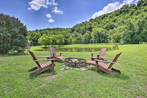 Secluded Retreat Bbq, Lawn Games, And Fire Pit